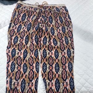 Anthropologie patterned pants